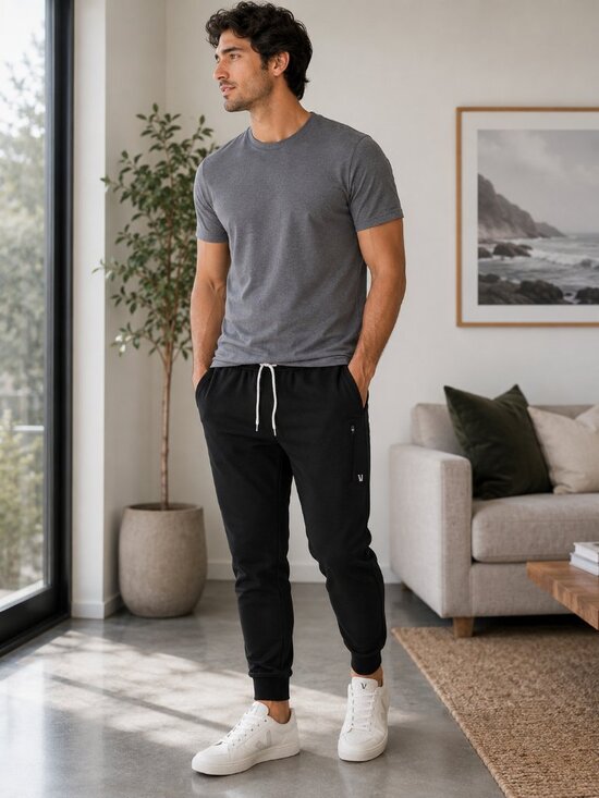 Vuori Other - Vuori Sunday Performance Track Pant 2.0 Men's Jogger in Black Sz S